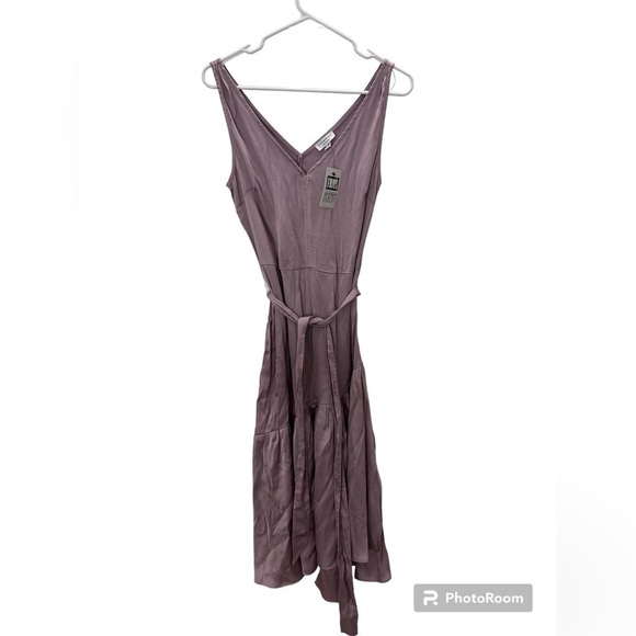 Anthropologie Mauve Midi Dress - Picture 1 of 7